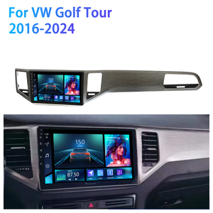 Meihua Lecteur multimédia de voiture Android 10 pouces GPS DSP Audio <span class=keywords><strong>CD</strong></span>/DVD Player pour VOLKSWAGEN GOLF <span class=keywords><strong>TOUR</strong></span> 2016-2024 Reversing Aid RAM - Product Image 4