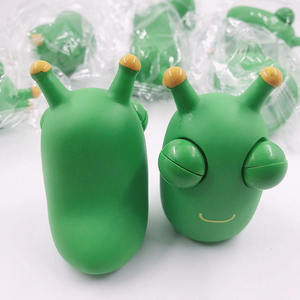 Creative Vegetable Worm Googly Eye Toy Decompression Artifact Pinch Music Decompression Vent Toys - Product Image 6