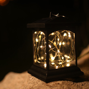 Lámpara Solar Decorativa para Jardín, Impermeable, con Efecto de Vela de Alambre de Cobre - Product Image 3