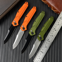 Couteau de poche pliant léger BM 9400, lame en acier 7Cr17MoV, manche en aluminium T6 coloré, couteau EDC d'extérieur