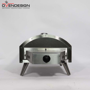 Four à pizza portable en acier inoxydable de <span class=keywords><strong>13</strong></span> pouces, type <span class=keywords><strong>propane</strong></span> intégré, avec brûleur à gaz pliable pour une utilisation en extérieur et à domicile - Product Image 4