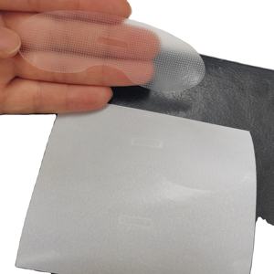 100 buah pita mulut stiker bening pada bibir patch untuk mulut tertutup bebas alergi lengket film PE keamanan mulut patch untuk tidak mendengkur - Product Image 4