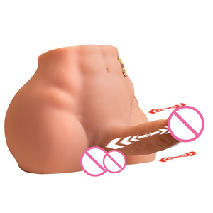Bambola sessuale maschile con dildo vibrante, torso per adulti per stimolazione del punto G, masturbatore unisex per donne, coppie e uomini <span class=keywords><strong>gay</strong></span> - Product Image 1