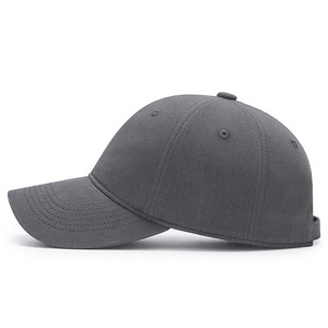 <b>Baseball</b> <b>Cap</b> Men's Solid Color Twill Wide Brim Duckbill Hat Sunscreen Breathable Four Seasons Casual - Product Image 2