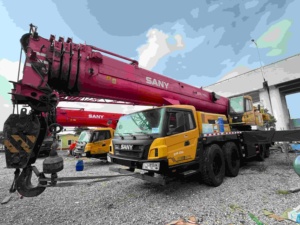 Nouveau modèle 2023 Sany Grue mobile sur camion 80 tonnes STC800T5 Vente chaude - Product Image 5