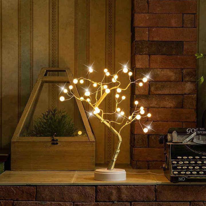 LED Pearl Tree Lights Small Table