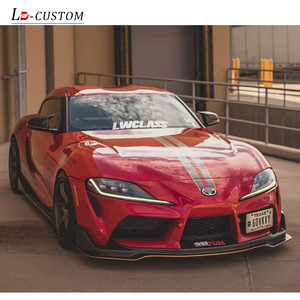 Convient pour améliorer l'apparence du <span class=keywords><strong>Toyota</strong></span> GR Supr M5 A90/A91 avec un becquet avant en fibre de carbone de style Seib, pare-chocs avant - Product Image 4