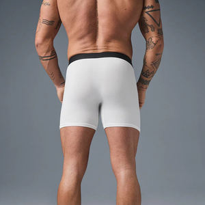 CELINNE White Boxers Skin Friendly <b>Stretch</b> 93% Modal 7% Spandex Men Boxers Seamless Breathable Mens Underwear - Product Image 6