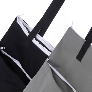 Bolsa Impermeable para Pañales de Tela Negra y Gris, Paquete de 2 Bolsas Reutilizables para Trajes de Baño, Bolsa Impermeable para Viajes - Product Image 4