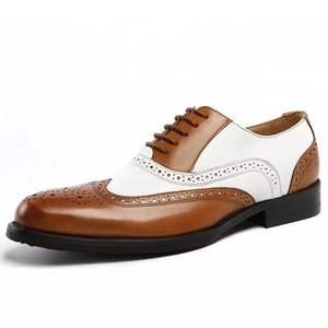 Zapatos Formales de Negocios para Hombre, Estilo Británico, con Cordones, Punta Cuadrada, Ligeros, Transpirables, Antideslizantes, con Parte Superior de Cuero para Jóvenes - Product Image 5