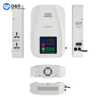 Régulateur de tension électronique D&R, monophasé 220V AC, réglable, pour la maison, climatisation, télévision, réfrigérateur, ordinateur