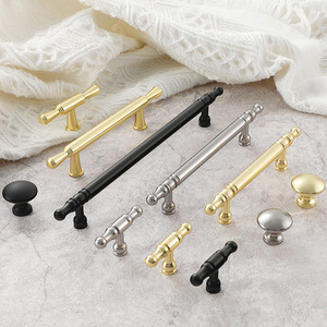 Modern Cabinet Door Handles Bar Shape Aluminum Alloy Durable Wardrobe Furniture Hardware - Product Image 4