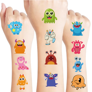 Nouveaux Kits de Tatouages Mignons 2026 pour Enfants – Autocollants Temporaires Colorés Écologiques et Imperméables (8 Feuilles) pour Fêtes et Art Corporel - Product Image 1