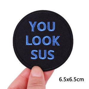 Patchs brodés thermocollants pour vêtements, personnalisables en usine, de haute qualité, DIY, avec des mots positifs, appliques - Product Image 4