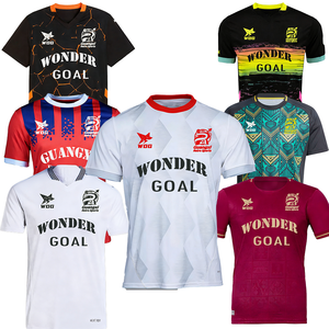 Grosir Jersey Tim Sepak Bola Berkualitas Tinggi 2026 Seragam Sepak Bola Retro Lengan Pendek Stretch Cepat Kering Bernapas Unisex - Product Image 1