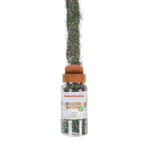 Brillo Ecológico Biodegradable en Botella, Mezcla de Colores Arcoíris, Apto para Resina, Fabricación de Velas, Maquillaje Facial para Festivales - Product Image 3
