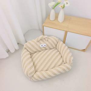 Kurzes Plüsch-Rechteck-Mode-Haustier bett Gemütlicher Karton <span class=keywords><strong>Big</strong></span> Eye Sleeping Soft Warm Foam für kleine mittelgroße Hunde Katzen - Product Image 1