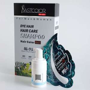 FASTCOLOR Mousse colorante pour cheveux 3 en 1, shampooing pour soins capillaires, teinture semi-permanente pour hommes et femmes, tous types de cheveux - Product Image 1