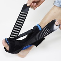 Orthèse de soutien de cheville élastique réglable pour la fasciite plantaire Attelle de nuit Réhabilitation des chutes de pied