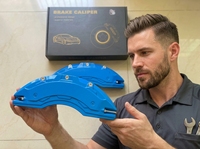 Cache-étrier de frein à disque universel 3D rouge pour voiture, accessoires avant et arrière pour modification automobile