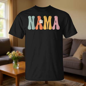 Camiseta con estampado retro de Nama para mamá, lindo regalo para el día de la madre y para la abuela - Product Image 3