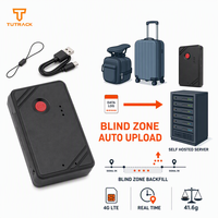 Petit traceur GPS sans fil avec trou pour sangle, serveur privé auto-hébergé, zone aveugle, téléchargement automatique, pour sac de vélo et valise