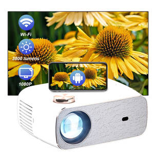 RIGAL RD-882 Petit projecteur Wifi LED moderne, boîte <span class=keywords><strong>TV</strong></span> intelligente Android, projecteur mural 1080p HD pour cinéma maison, en vente - Product Image 1