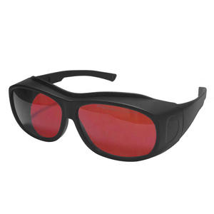 Gafas de seguridad para láser, gafas protectoras con montura negra de 200-540nm para protección contra la radiación de luz - Product Image 3