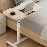 Support d'ordinateur portable mobile pliable et réglable en hauteur avec roulettes pour chambre à coucher - Meilleures ventes