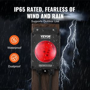 16.4ft Alarma fuerte Indicador LED Bomba de sumidero Sensores de nivel de líquido con alta visibilidad y alerta de audio - Product Image 5