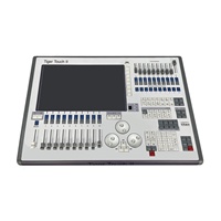 Console de lumière de scène DMX de haute qualité avec processeur I7, écran tactile, contrôleur Tiger 2, et flight case