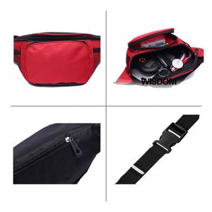 Nouvelle Sacoche de Ceinture Oxford Imperméable Multi-Poches, Sac Banane Personnalisable avec Logo, Sac à Bandoulière Zippé pour Hommes, Idéal pour les Voyages et Activités de Plein Air - Product Image 5
