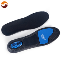 Semelles intérieures de sport confortables en TPU, avec coussinets de talon en gel Zoom Gel, absorption des chocs avant en Poron, en PU souple, lavables et à rebond élevé