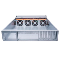 Casing Server Baja MATX Mid Tower Rak 2U 8 Bay Hotswap untuk Penyimpanan NAS Data Center Besar Populer dengan USB Depan