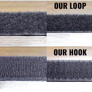Nilon 100% ramah lingkungan hitam 30mm Superior untuk Velcro kail dan <span class=keywords><strong>Loop</strong></span> dengan fitur tahan panas Velcro - Product Image 1