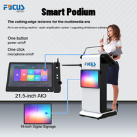 Pupitre tactile en alliage avec podium intelligent de 21.5 pouces pour tous les produits de présentation de bureaux