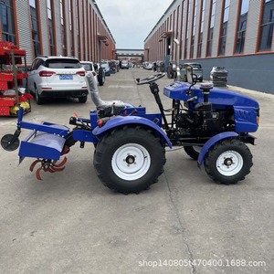Mini tracteur à 4 roues 25 ch 4x4 pour usage agricole, haute productivité, couleur rouge - Product Image 3