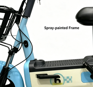 Vélo <span class=keywords><strong>électrique</strong></span> moderne et élégant à batterie plomb-acide, haute performance, <span class=keywords><strong>avec</strong></span> cadre à passage facile, idéal pour les courses quotidiennes et la livraison - Product Image 5