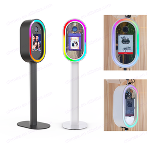 Thông minh bên <span class=keywords><strong>Photo</strong></span> Booth kim loại trường hợp máy ảnh DSLR <span class=keywords><strong>Photo</strong></span> Booth iPad photobooth ngay lập tức in Selfie kiosk với ứng dụng/điều khiển từ xa - Product Image 1
