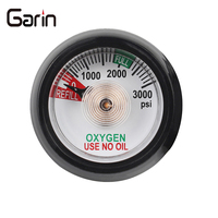 Harga Grosir Produsen Alat Pengukur Tekanan Tinggi Medis 3000psi untuk Regulator Oksigen