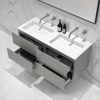 Vermonhouzz Liquidation 48 Pouces Salle De Bain Vanité Double Évier Importation de Chine