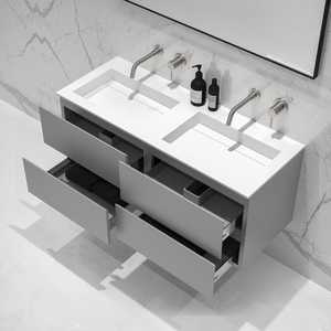 Vermonhouzz liquidación 48 pulgadas cuarto de baño vanidad doble lavabo importación de China - Product Image 3