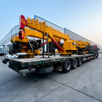 Grue de pont marine hydraulique pliante de 5 tonnes pour le chargement et le déchargement de marchandises sur navires et bateaux, et les levages offshore