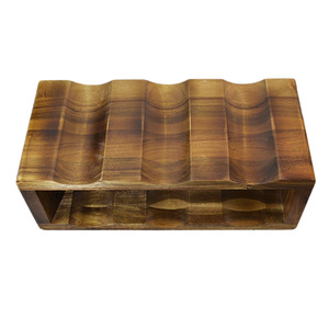 Mesa de centro plegable de madera maciza de estilo nórdico, bandeja de almacenamiento multifuncional para sala de estar, diseño moderno - Product Image 3
