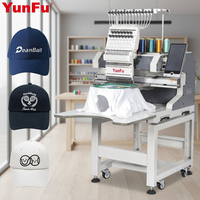 Nouvelle machine à broder informatisée à 12 aiguilles, haute précision, moteur 1200 tr/min, pour casquettes/broderie plate, zone de broderie 400*600mm, usage domestique