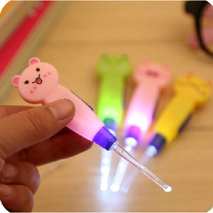Cartoon Animal Light Up <b>Ear</b> <b>Picks</b> Plastic Color Mixing For <b>Ear</b> Care Kids And Adults Gift - Product Image 3