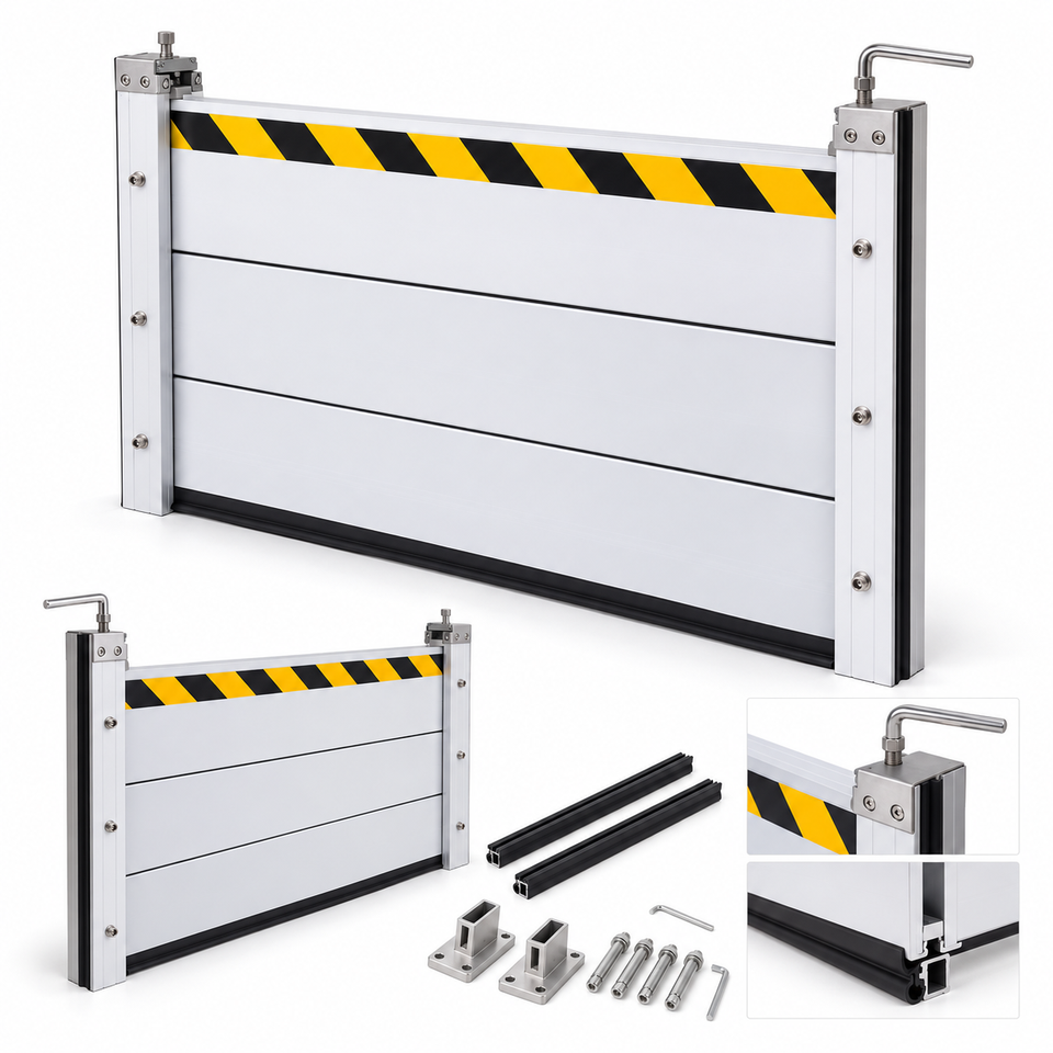 Anti-Flood Water Stop Flooding Panel Aluminum Alloy Flood Control ...