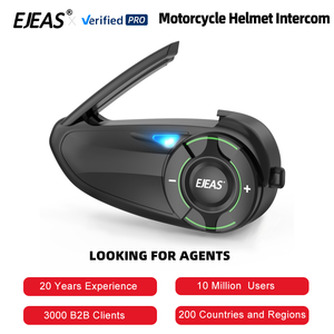 Casque Intercom Moto EJEAS Q8 Mesh pour 6 Motards – Communication Groupe - Product Image 1