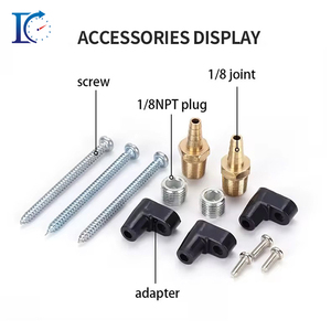 Cao cấp kỹ thuật số vi đo áp suất khác biệt đo áp suất có thể điều chỉnh không khí nhôm trường hợp 120 mét Kích thước - Product Image 4