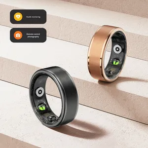 Bague connectée Q3 <span class=keywords><strong>pour</strong></span> <span class=keywords><strong>le</strong></span> suivi de la santé sportive avec fonctions de photographie, de suivi du sommeil, de fréquence cardiaque, d'<span class=keywords><strong>oxygène</strong></span> sanguin et de pression artérielle - Product Image 5